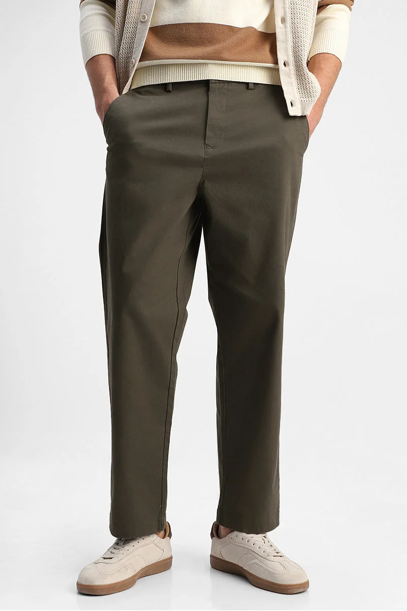 SNITCH Stretch Relaxed Fit Trousers